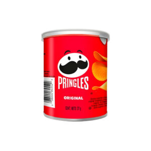 Papas pringles sabor original lata de 37 gramos