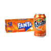 Gaseosa Fanta Naranja Lata 355 ml caja de 12 unidades