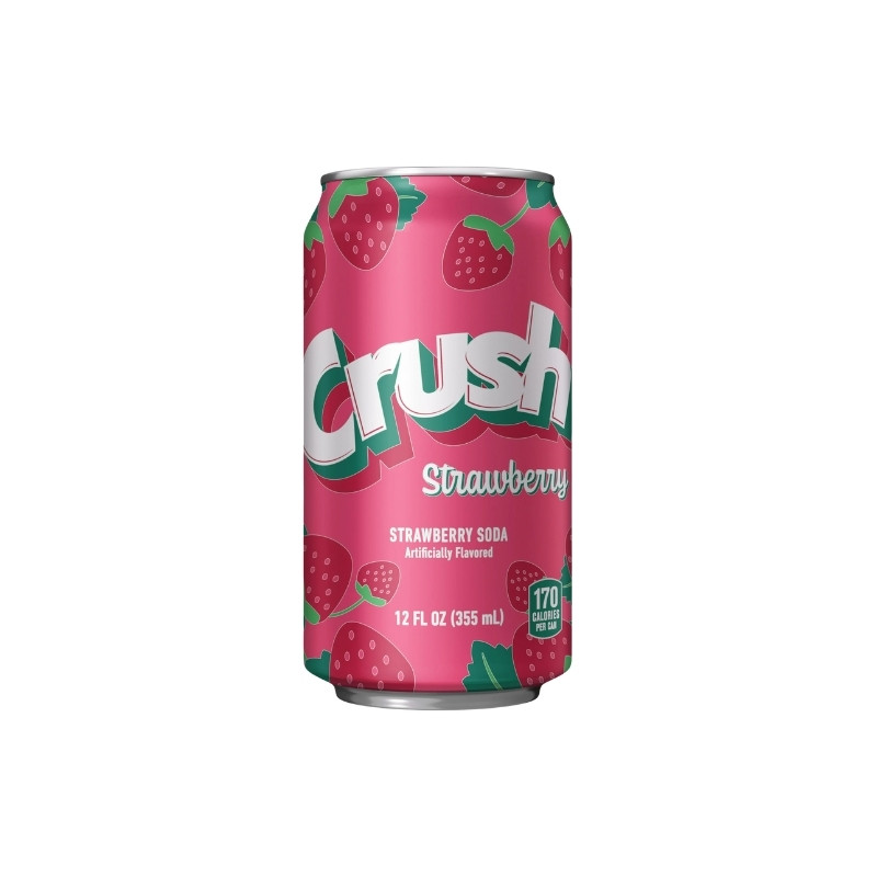 Crush Strawberry Lata 355 ml 12 oz